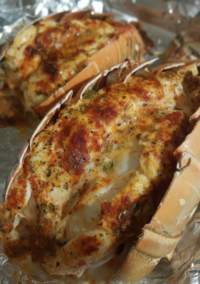 Una foto de Langostas al horno