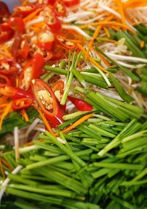 Hình của món Dưa giá chua ngọt.