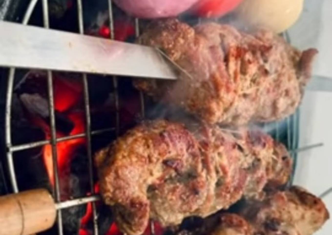 Barbecue Mutton pasanda kebab