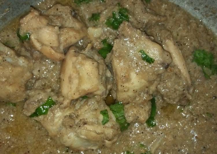 Recipe of Homemade Chicken white qorma