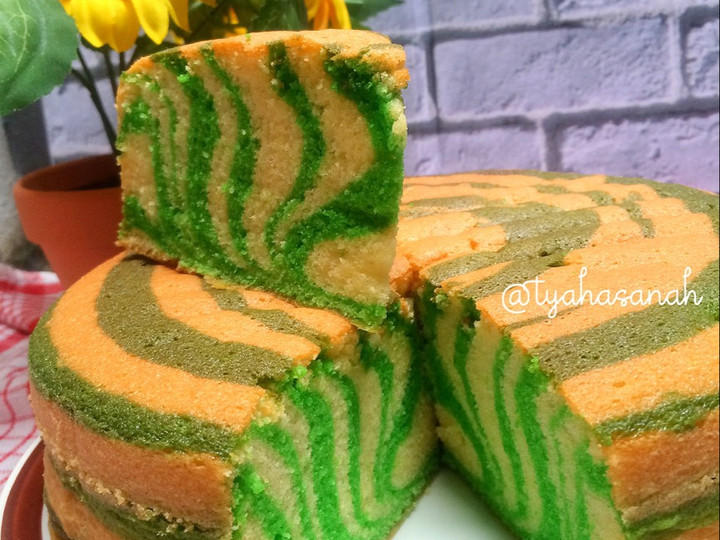 Resep Bolu Zebra Putih Telur Murah