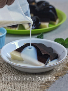 Foto resep Triple Choco Pudding