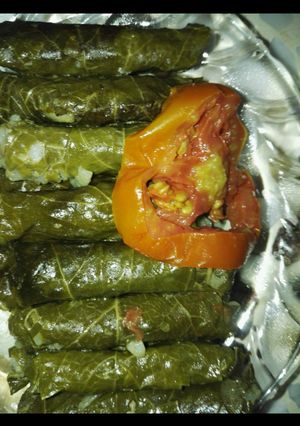 A picture of Stuffed Grape Leaves.