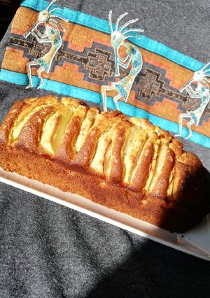 Una foto de Bizcocho tierno de manzana 🍏