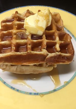 Foto resep Honey Oatmeal Waffle by Mommy Ika