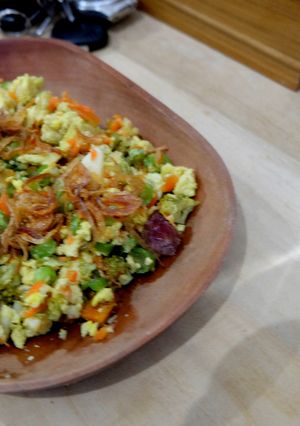 Foto resep Orak Arik Telur Sayur