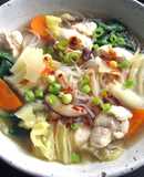Low-Calorie Chicken & Vegetable Noodle Soup