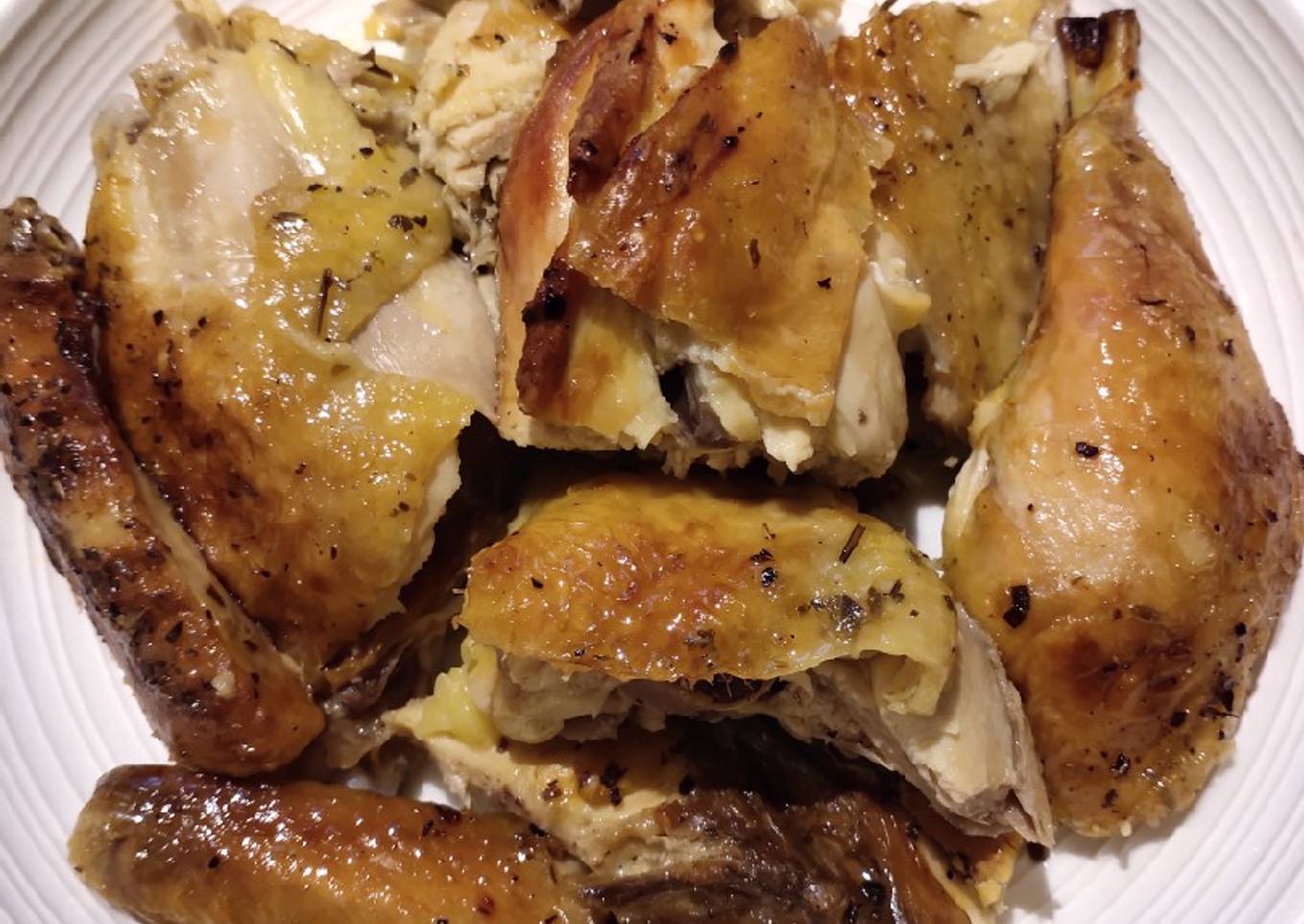 Easiest Way to Prepare Homemade Roast Chicken in Oven