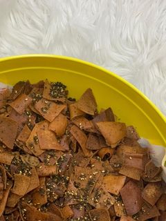 صورة لوصفة مقرمشات الزعتر اللذيذه 😋