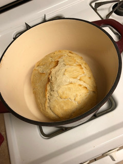 A picture of Easy Homemade Artisan Bread.