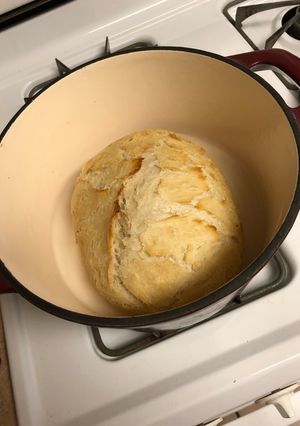 A picture of Easy Homemade Artisan Bread.