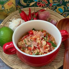 Balinese Sambal Matah A picture of Balinese Sambal Matah.
