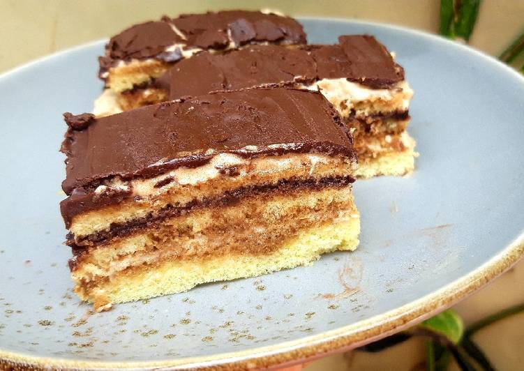 Langkah Mudah untuk Menyiapkan Opera cake yang Lezat Sekali