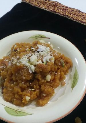 A picture of Bread ka halwa.