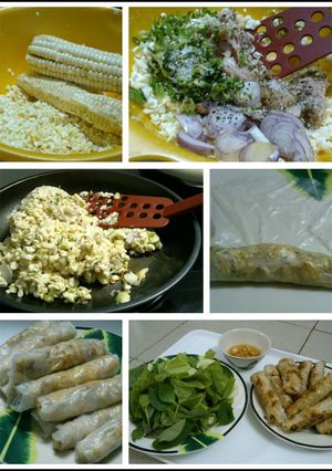 Hình của món Ram bắp Quãng Ngãi.