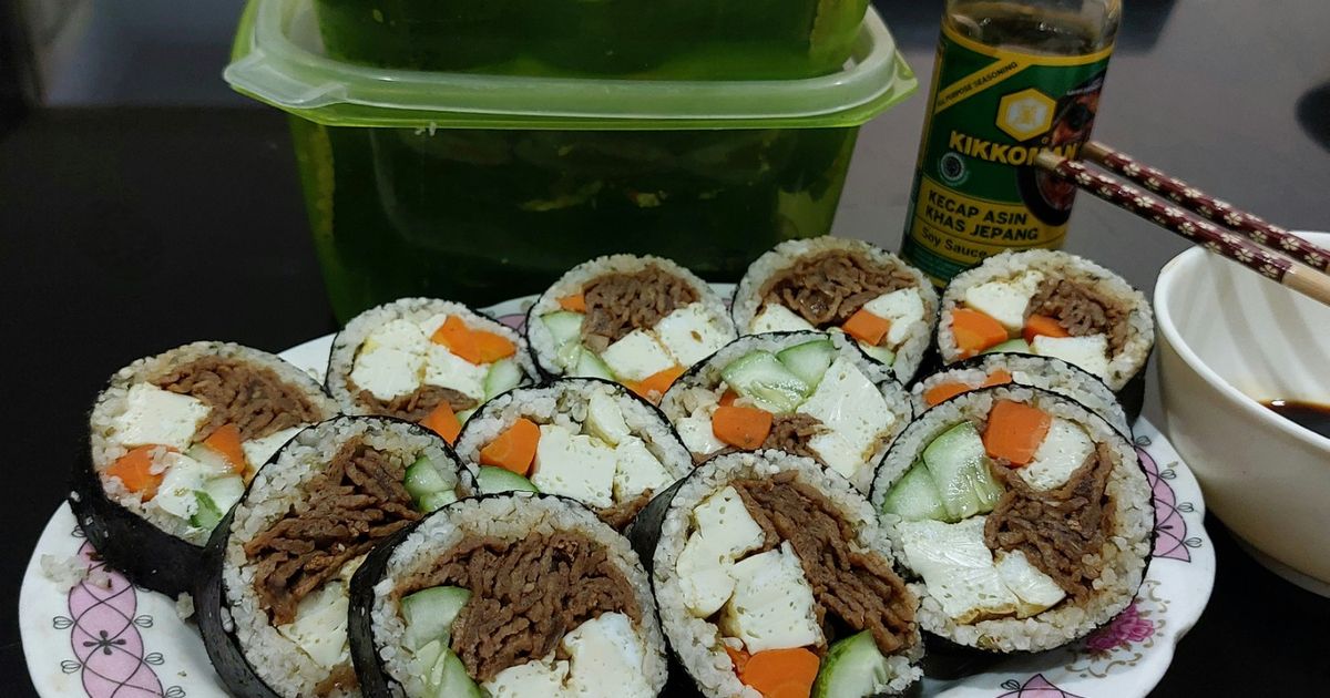 Anabolic Vegan Kimbap |High Protein, Low Calorie, Sugar & Gluten Free