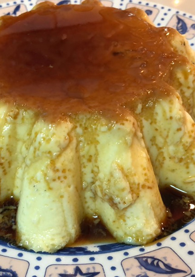 Una foto de Flan