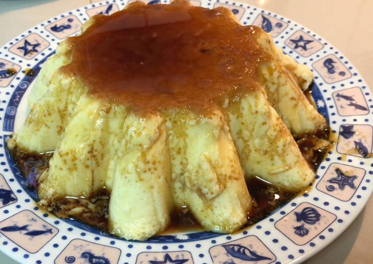 Flan de huevo fácil