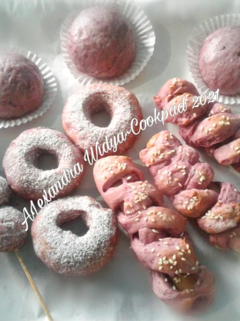Cara Gampang Membuat Resep Roti,Bakpao &amp; Donat Ubi Ungu dalam 1 Resep (tanpa telur) yang Bikin Ngiler Anti Ribet, Mantap Sekali