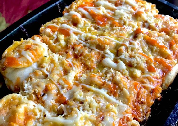 Pizza gulung empuk, enak