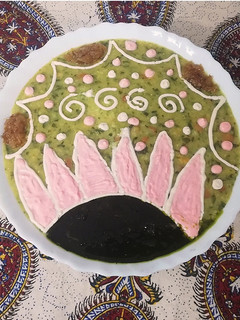 عکسی از دستور آش گندم یزدی