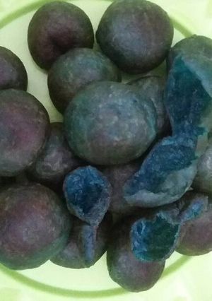 Foto resep Bola ubi jalar biru kopong