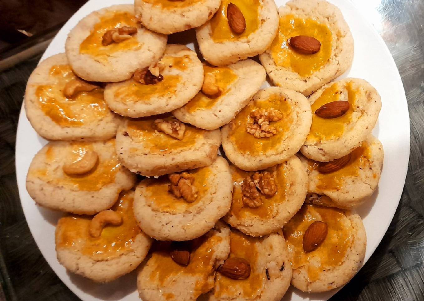 Dry fruits naan khatai