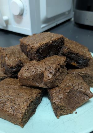 Una foto de Brownie Meloso a la naranja