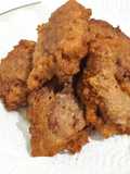 Frituras de malangas con paté de res