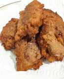 Frituras de malangas con paté de res