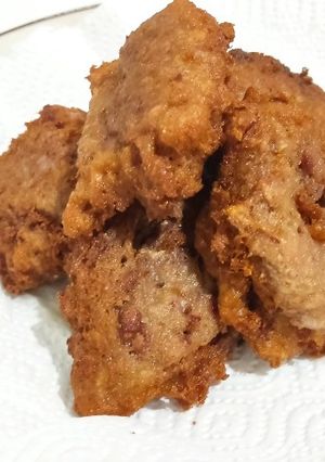 Una foto de Frituras de malangas con paté de res
