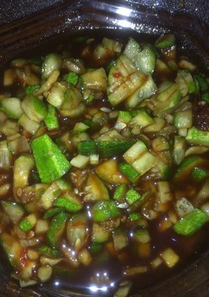 Foto resep Rujak timun