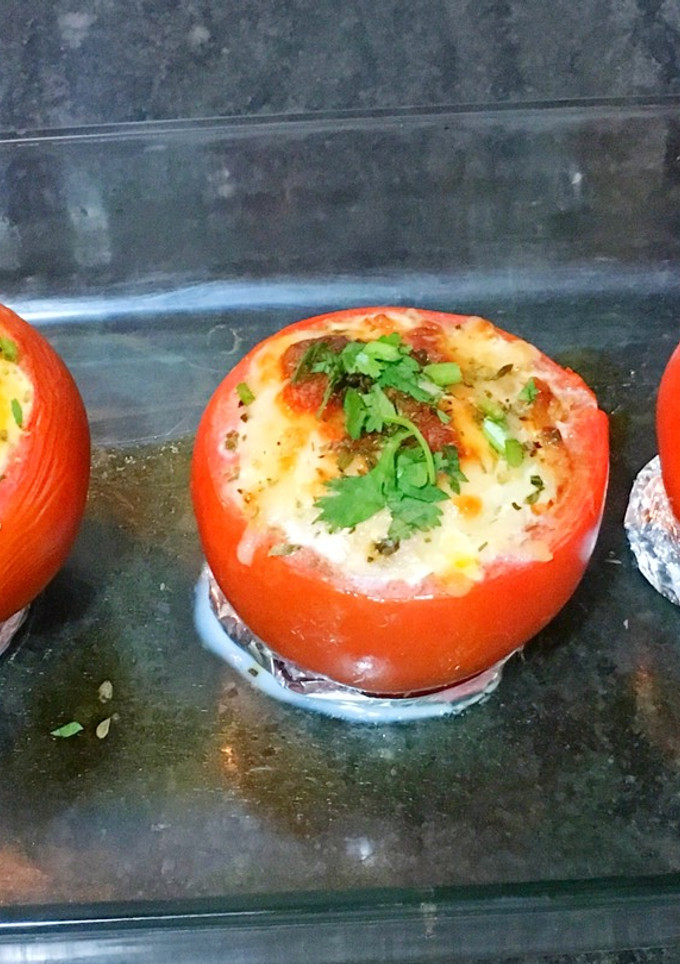 Una foto de Tomates rellenos