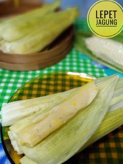 Foto resep 6. A. Lepet Jagung