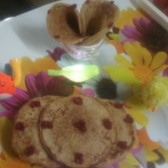 A picture of Whole wheat flour cheela.
