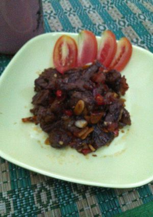 Foto resep Tumis sapi pedas manis