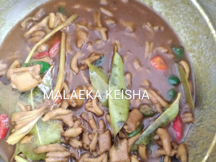 Resep Oseng Usus ayam kecap pedas Anti Gagal