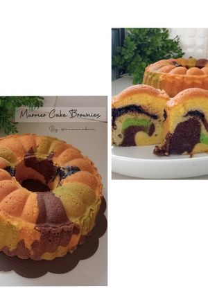 Foto resep Marmer Cake Brownies