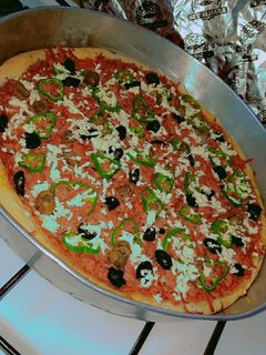 صورة لوصفة بيتزا🍕