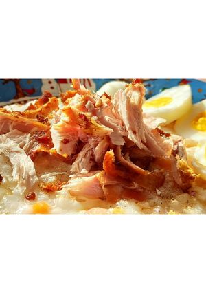 Foto resep Bubur woryam (wortel ayam) homey
