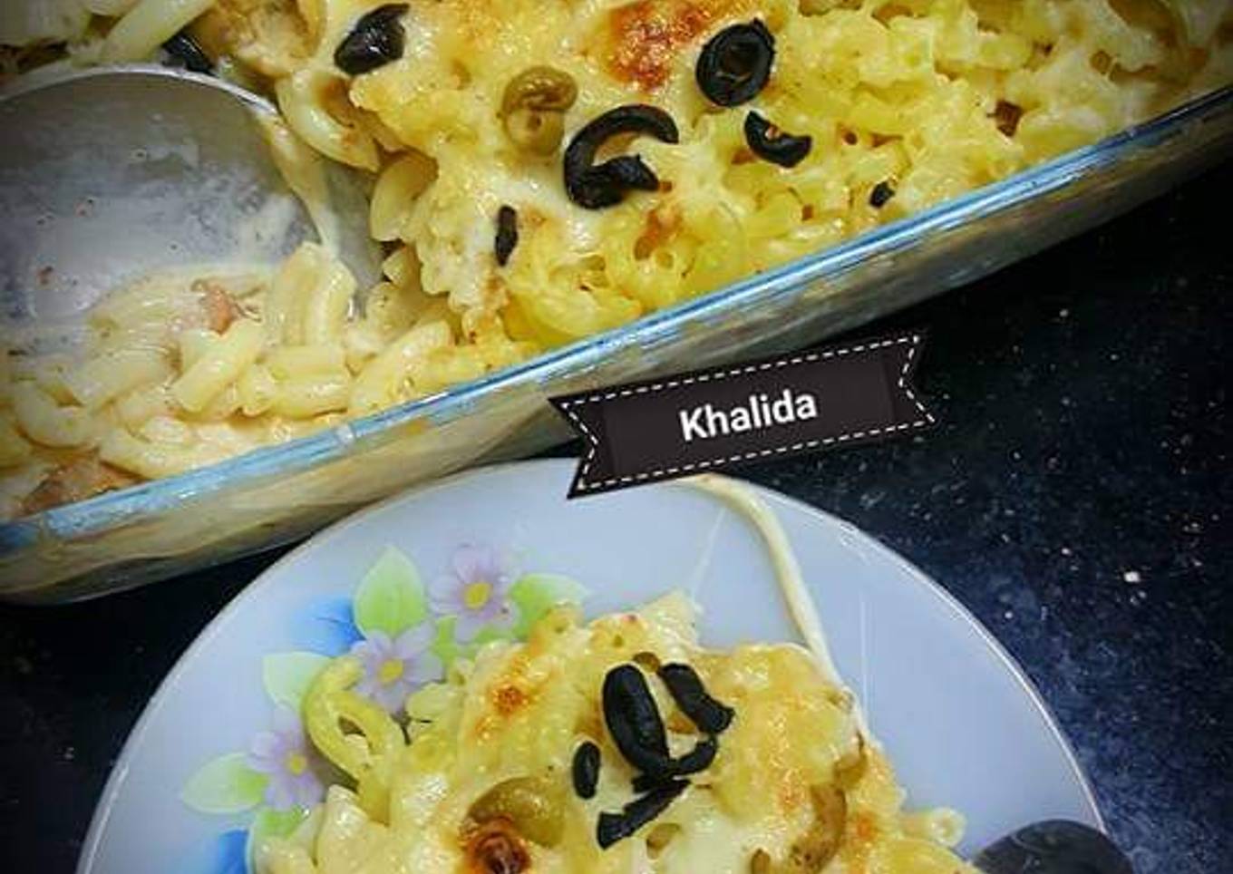 Cheesy chicken macaroni pasta