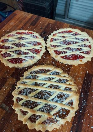Una foto de PASTA FROLA (MEMBRILLO O DULCE DE LECHE)