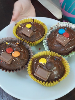 Una foto de Muffins de chocolate