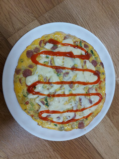 Foto resep Pizza telur dadar