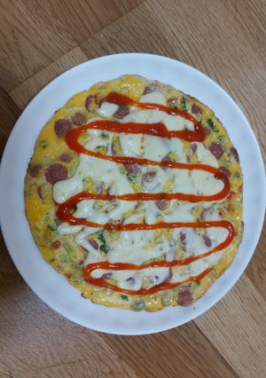 Foto resep Pizza telur dadar