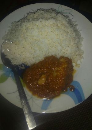 A picture of Stewed rice.