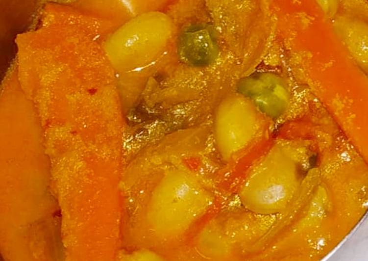 Steps to Prepare Perfect Vegetable curry