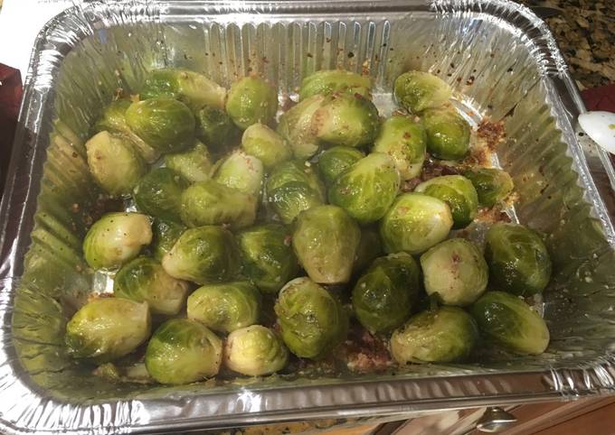 Steps to Make Homemade Oven Roasted Brussel Sprouts