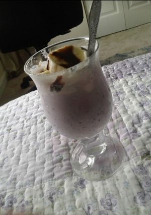 A picture of Blueberry Banana Smoothie.