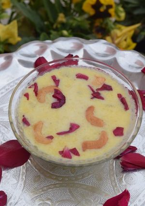 A picture of Sweet Potato Kheer.
